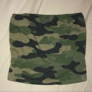 Camo Tube Top